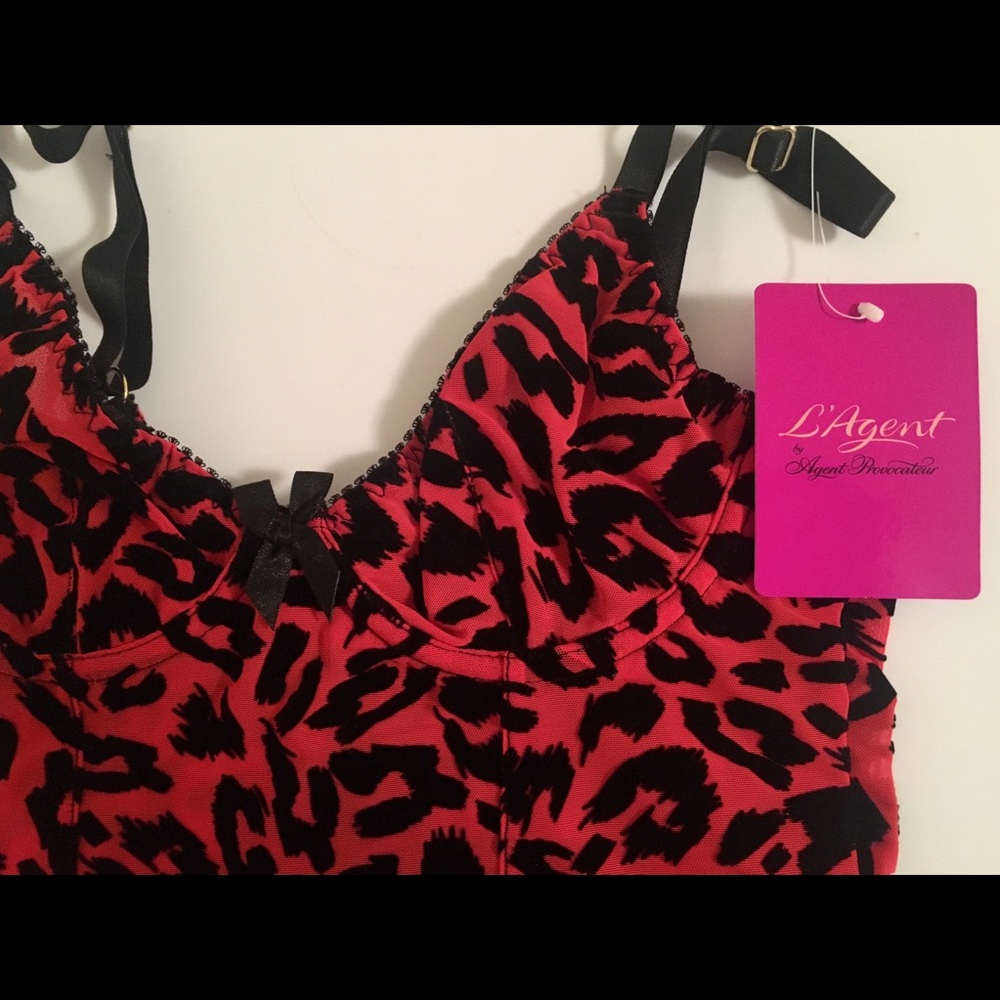 NWT L'AGENT by AGENT PROVOCATEUR LUCILA BODYSUIT - Picture 7 of 8